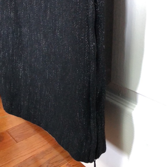 Thrifted Elknot Europe black vintage style midi skirt. - Picture 3 of 6